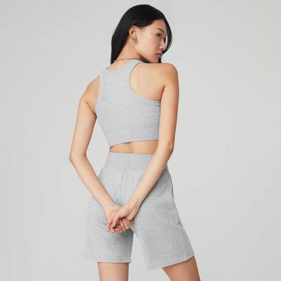ALO Yoga Gray Tank Top - Picture 2 of 12